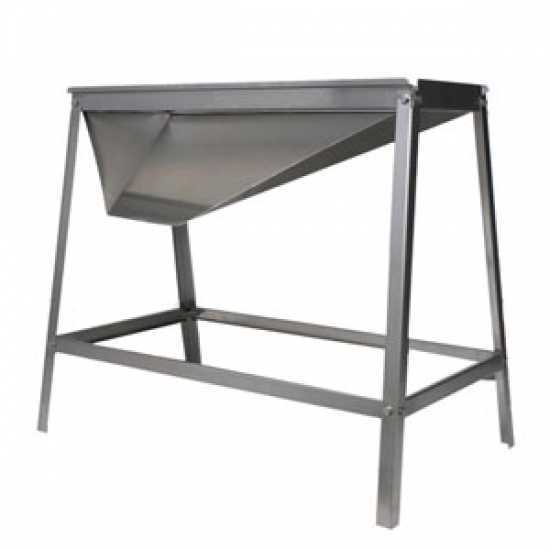 Chevalet INOX pour fouloir &eacute;grappoir &agrave; brancard