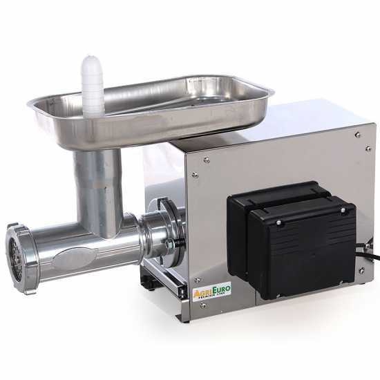 Hachoir &agrave; viande &eacute;lectrique AE-SM 22 - 1 CV ch&acirc;ssis INOX avec moteur &eacute;lectrique 600 W