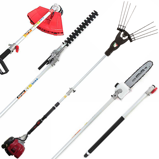 Attila GX 25 - Peigne Vibreur + Débroussailleuse thermique Attila multifonction avec moteur Honda