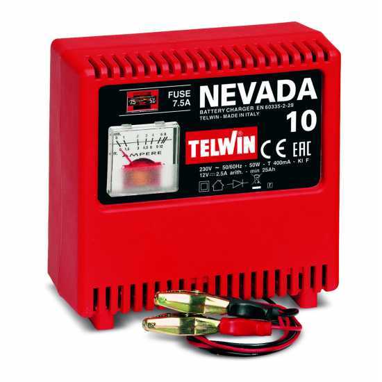 Chargeur de batterie Telwin NEVADA 10 - pour batteries WET avec tension 12 V - portatif, monophas&eacute;