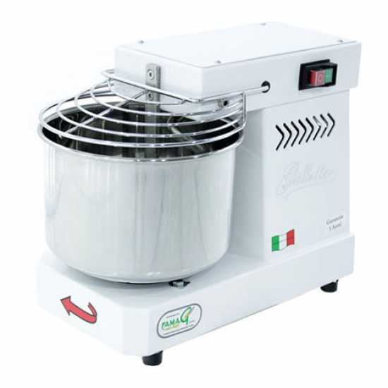 P&eacute;trin &agrave; spirale Famag Grilletta IM 5 avec moteur &eacute;lectrique monophas&eacute; - 5 KG