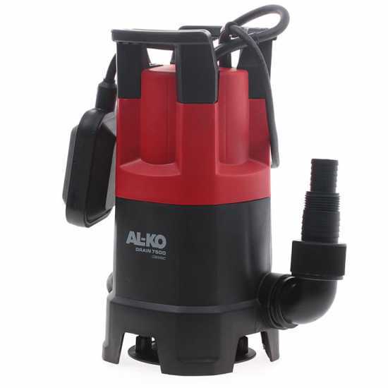 Pompe submersible &eacute;lectrique eaux charg&eacute;es AL-KO DRAIN 7500 Classic 450W  - raccord tuyau 38-25