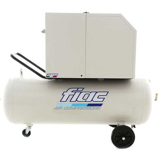 Fiac Silent AB200/360M - Compresseur d'air &eacute;lectrique sur chariot - Monophas&eacute; - &agrave; courroie - 3 CV
