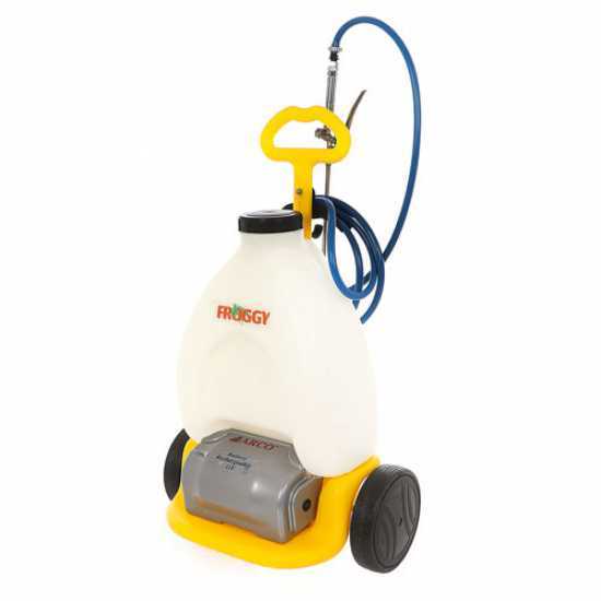 Pompe de pulv&eacute;risation &agrave; batterie &agrave; trolley ARCO Froggy Eco 12 volt - r&eacute;servoir 20 lt