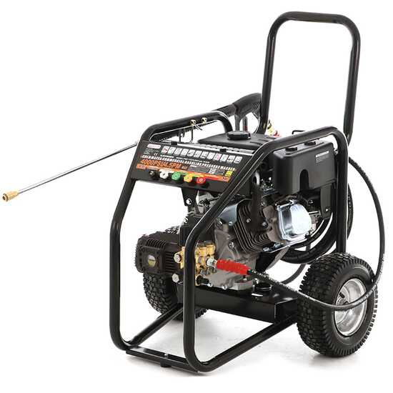 GeoTech-Pro PWP 17/275 ZW - Nettoyeur haute pression thermique - 275 bar - Moteur Loncin à essence 420cm³