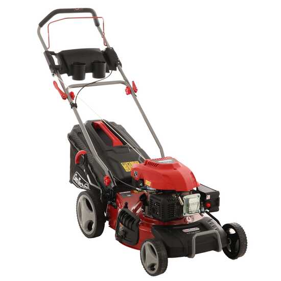 Tondeuse &agrave; gazon thermique GeoTech Pro S46-175 BMSW avec moteur GeoTech de 173cc