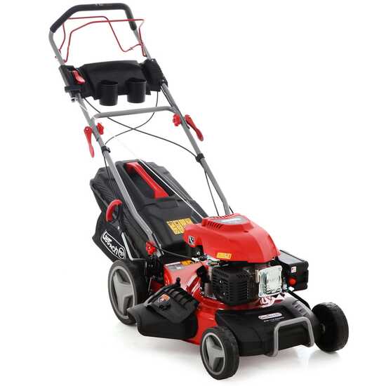 GeoTech Pro S46-175 BMSGW - Tondeuse à gazon thermique tractée - Moteur de 173 cc