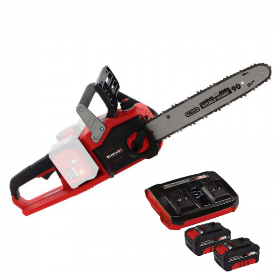 Tron&ccedil;onneuse &eacute;lectrique &agrave; batterie Einhell GE-LC 36/35 Li -2 batteries de 4Ah 18V