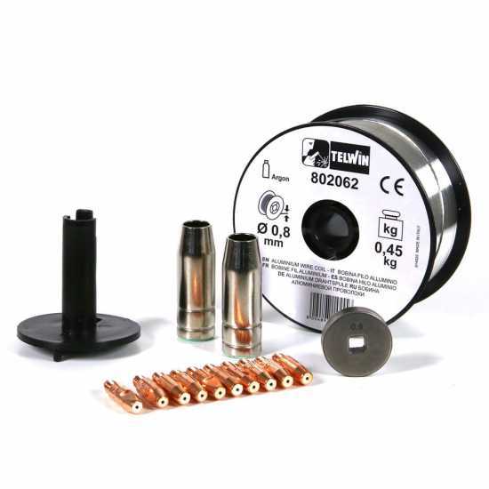 Kit soudure à fil aluminium Telwin - d. 0,8 mm