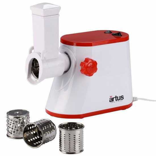 ARTUS G15 - R&acirc;pe et Coupe-l&eacute;gumes - 4 rouleaux amovibles offerts - 300W