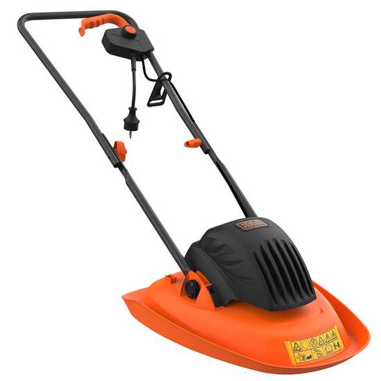 Black &amp; Decker BEMWH551-QS - Tondeuse &agrave; gazon sur coussin d'air - 1200W - Coupe de 32&nbsp;cm