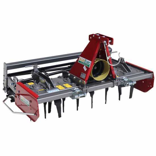 Herse rotative l&eacute;g&egrave;re RF150 -  largeur de travail 150 cm -14  lames s&eacute;rie l&eacute;g&egrave;re - Rouleau &agrave; cage