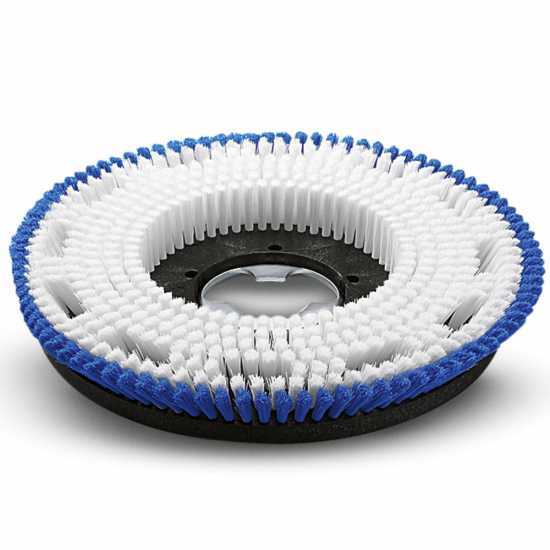 DISQUE BROSSE DE LAVAGE, MEDIUM/SOUPLE, BLEU/BLANC, 430¬MM