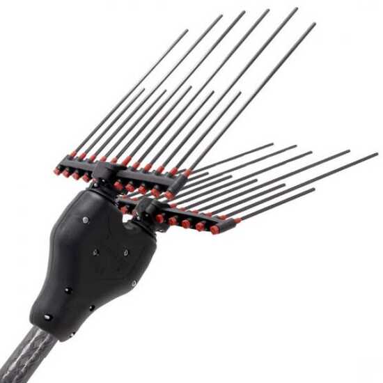 Castellari Tornado Carbon L V3 - Peigne vibreur &eacute;lectrique &agrave; batterie - Perche en carbone 230/330cm