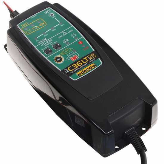 Chargeur de batterie automatique et mainteneur de charge DECA SM C36LT CANBUS - batteries jusqu'&agrave; 75Ah