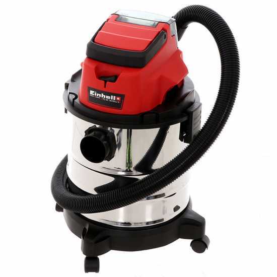 Einhell TC-VC 18/20 Li - Aspirateur solides et liquides &agrave; batterie - SANS BATTERIE NI CHARGEUR