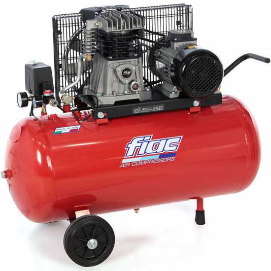 Compresseur 100 L professionnel avec moteur triphas&eacute; FIAC AB 100/360 T