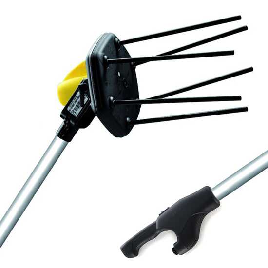 Volpi Giulivo Plus 705XL - Peigne vibreur &eacute;lectrique &agrave; batterie 240-360 cm - Perche t&eacute;lescopique 