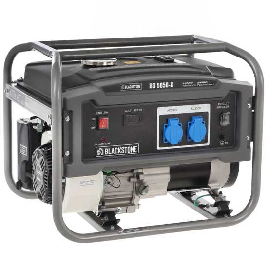 Blackstone BG 5050-X - Groupe &eacute;lectrog&egrave;ne avec AVR 3.6 kw - Continue 3.2 kW Monophas&eacute;