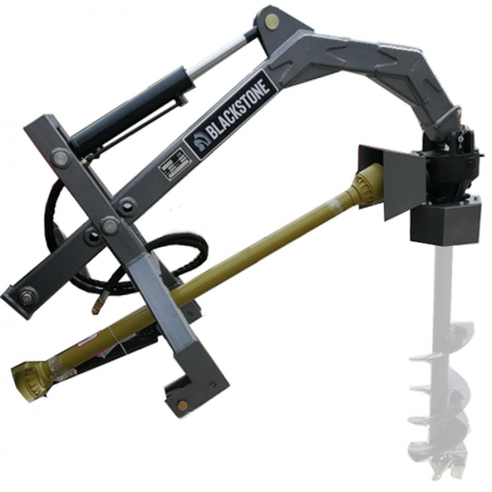 BlackStone BHD500 HR - Tari&egrave;re pour tracteur - Syst&egrave;me de pouss&eacute;e hydraulique - M&Egrave;CHE NON INCLUSE
