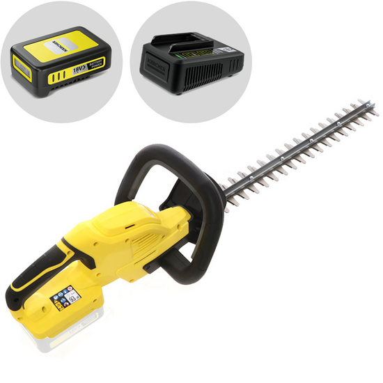 Karcher HGE 18-45 - Taille-haie &agrave; batterie - Lame de 45 cm