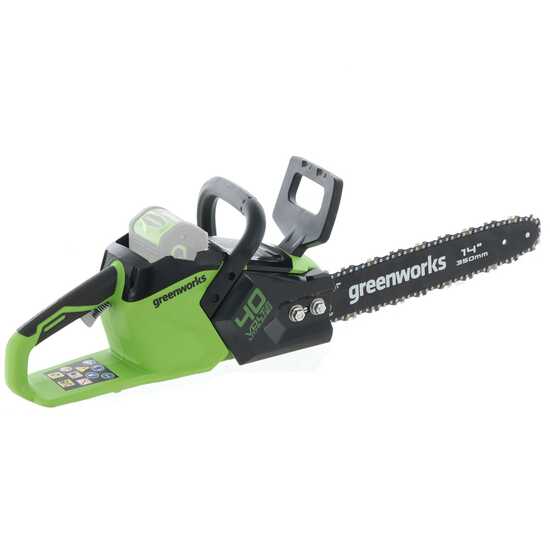 Greenworks GD40CS15 40V  - Tron&ccedil;onneuse &agrave; batterie - Guide 35 cm - SANS BATTERIE NI CHARGEUR