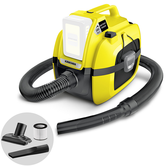 Karcher WD 1 - Aspirateur multi-usage - 18 V - SANS BATTERIE NI CHARGEUR