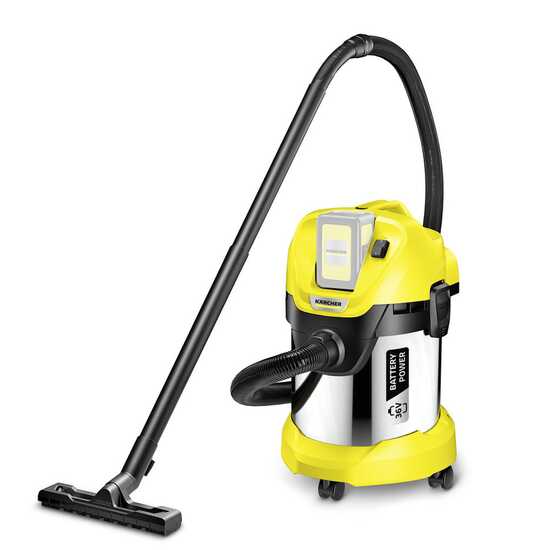 Karcher WD 3 Premium Battery 36 V - Aspirateur multi-usage &agrave; batterie - SANS BATTERIE NI CHARGEUR