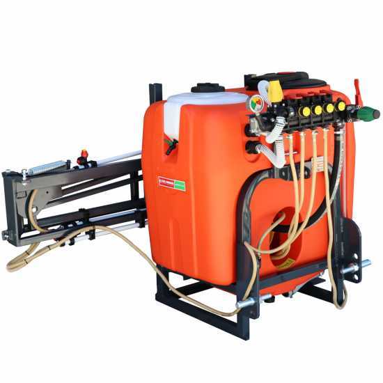 Dal Degan MANDA 200 L - Pulv&eacute;risateur agricole pour d&eacute;sherbage &agrave; tracteur - Cuve 200 L - Barre 8 m - Pompe YP70