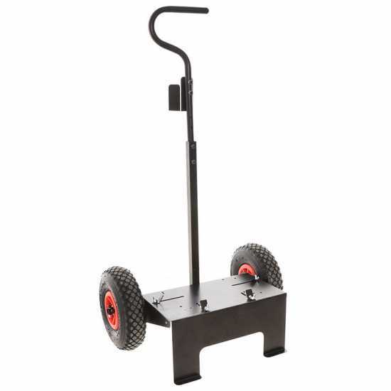 Chariot porte-batterie professionnel Volpi pour le d&eacute;placement des batteries des peignes vibreurs