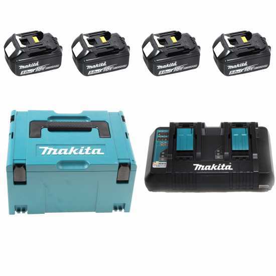 Makita KITENERGY 18V5Ah Li BL1850Bx4 +DC18RD