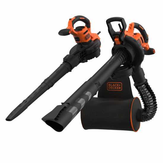 BLACK+DECKER BEBLV300 - Souffleur aspirateur &agrave; feuilles &eacute;lectrique 3 en 1