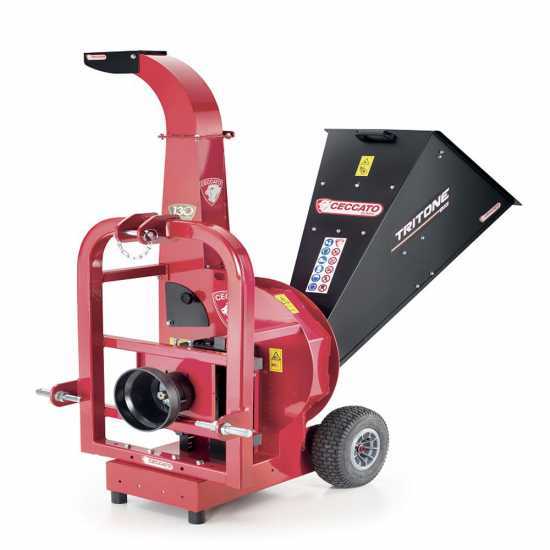 Ceccato Tritone BIG PTO - Broyeur de branches &agrave; tracteur -  Avec raccord &agrave;  3 points