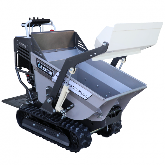 Blackstone TB-PRO 5500 DLT-Hydro - Brouette à chenilles avec benne dumper hydraulique 500 Kg - Transmission hydrostatique