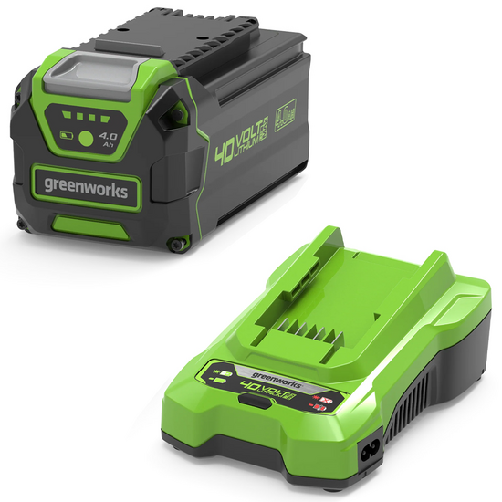 Starter kit Greenworks Batterie 40V 4Ah  + Chargeur