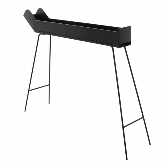 Mille BBQ-80 Go - Barbecue spécial pour brochettes à charbon - 80x14 cm