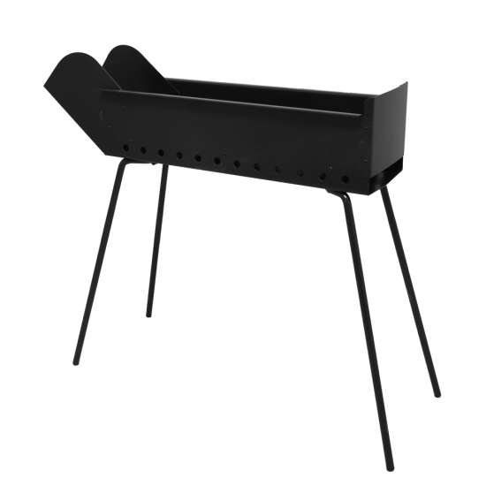 Mille BBQ-40 Go - Barbecue sp&eacute;cial pour brochettes &agrave; charbon - 40x14&nbsp;cm