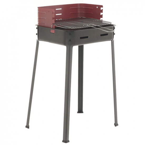 Seven Italy Flavia s/r 41 - Barbecue &agrave; charbon en fer artisanal - 41x29,5&nbsp;cm