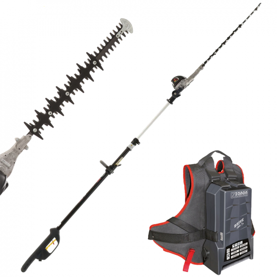 Zanon Raptor 600 - Taille-haie sur perche télescopique à batterie - 50.4V/15.9Ah