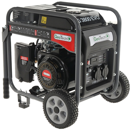 Geotech iG 3800 EVO - Groupe &eacute;lectrog&egrave;ne &agrave; inverter 3.8 kW monophas&eacute; - Version sur chariot