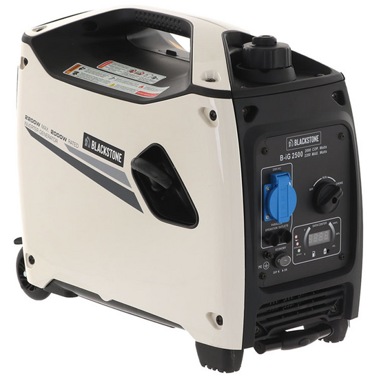 BlackStone B-iG 2500 - Groupe &eacute;lectrog&egrave;ne inverter &agrave; essence version &agrave; roues 2.2 kW - Continue 2 kW monophas&eacute;