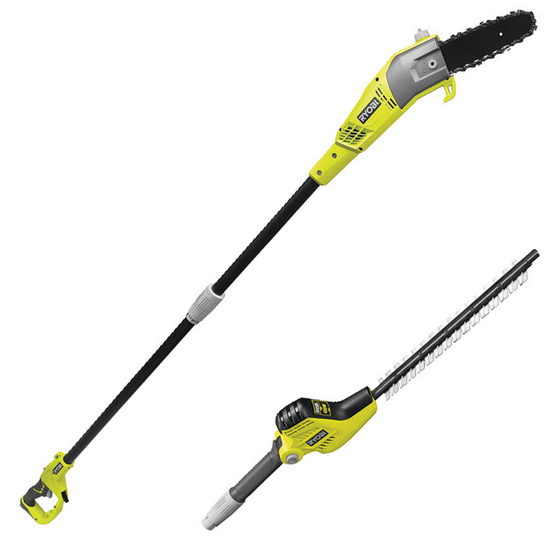 Ryobi RP750450 - &Eacute;lagueuse-Taille-haie sur perche t&eacute;lescopique - Lame de 45 cm