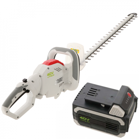 Ikra IAHS 40-5425 - Taille-haies &agrave; batterie 40V/2,5Ah - Lame de 54 cm