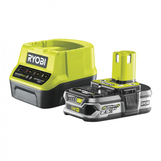 Batterie au lithium RYOBI - 18V - 2,5Ah + chargeur