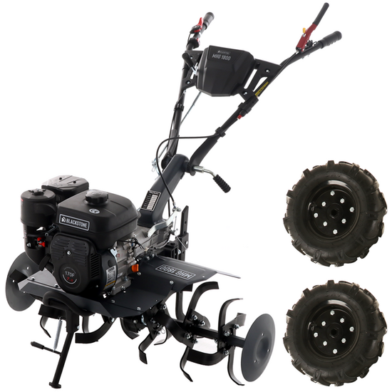 BlackStone MHG 1800 - Motobineuse thermique &agrave; essence 212 cm3 - 7 CV