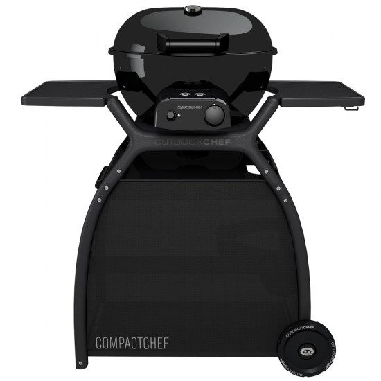 Barbecue &agrave; gaz Outdoorchef Compactchef 480 G - Grille &Oslash; 48 cm en porcelaine &eacute;maill&eacute;e