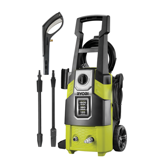 RYOBI RPW120B - Nettoyeur haute pression à froid - 1800W - 120 bar - 380 l/h