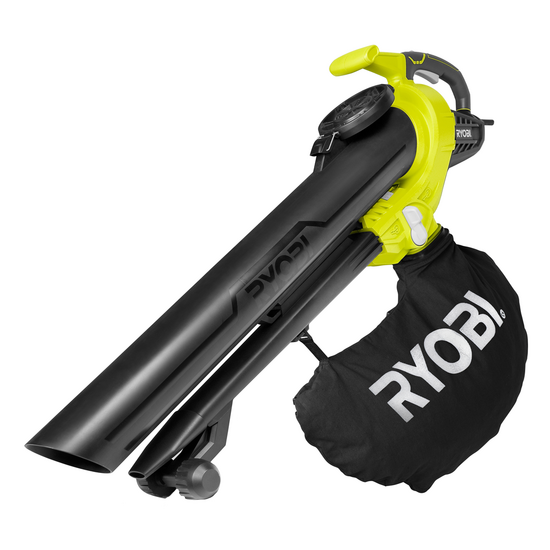 RYOBI RBV3000CESV - Souffleur aspirateur broyeur électrique