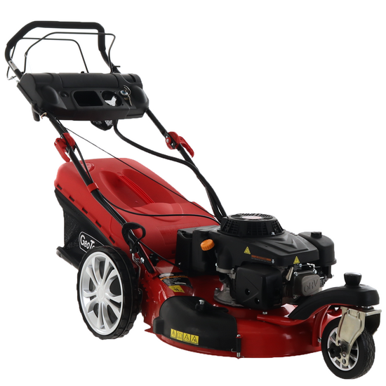 GeoTech Pro S58-3 BMSWGE L225 -Tondeuse &agrave; gazon thermique tract&eacute;e - Monoroue pivotante