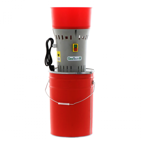 GeoTech GEOMILL-25 - Moulin &eacute;lectrique pour c&eacute;r&eacute;ales avec bidon - 1000 Watts